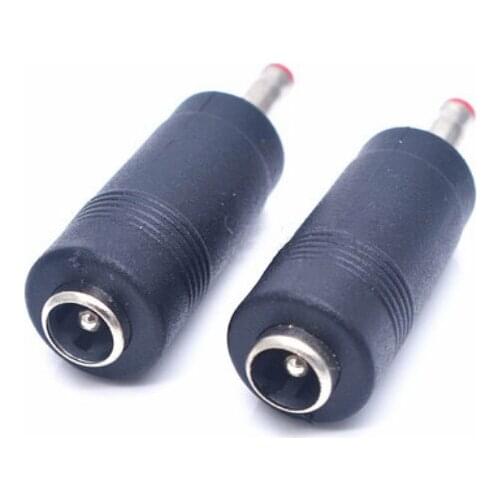 10PCS DC 5.5*2.1mm Female to 3.5*1.35 Male Jack DC Power Adapter Connector Plug DC Conversion Head Jack