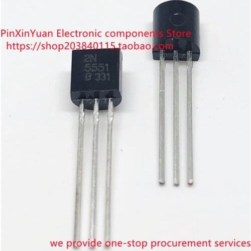 20PCS/LOT New original 2N5551 2N5401 low power transistor TO-92 In stock