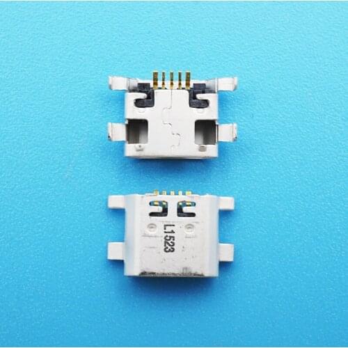 20pcs/lot Micro USB Jack Connector Charging Port Dock Plug Socket USB Port Jack Tail Plug Replacement Parts For Huawei Y7