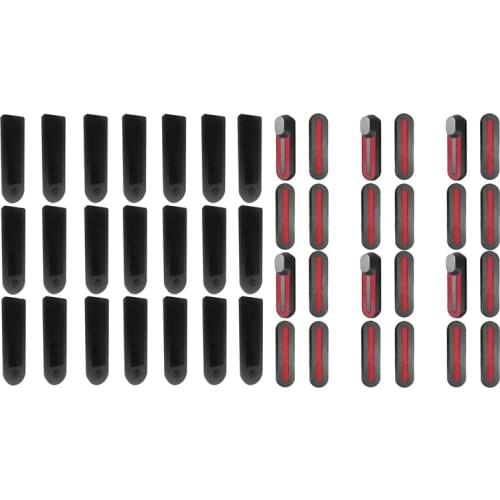 21 Pcs Waterproof Panel Dashboard Circuit Board Silicone Cover Case & 24 Pcs Electric Smart Scooter Wheel Hubs Cap