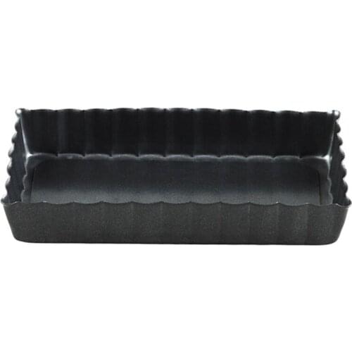 6Pcs Rectangular Non Stick Bottom Tarts Apple Pie Fruit Tower Mold Chrysanthemum Pie Egg Tarts Cake Mold Tarts Mold