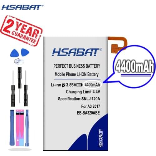 New Arrival [ HSABAT ] 42000mAh EB-BA320ABE for Samsung Galaxy A3 2017 A320F Battery SC-04J SGH-N417 A320 A320FL A320Y