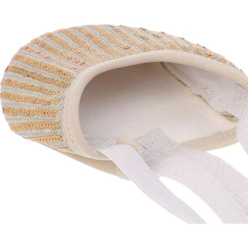 2 Pairs Stretch Half Sole Ballet Shoes Rhythmic Gymnastics For Women Girls