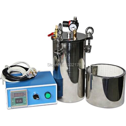 Glue Dispensing pressure barrel stainless steel with insulation heating temperature controller pressure tank