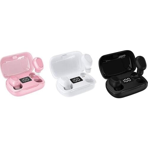 Bluetooth 5.0 Earphone Wireless LED Display TWS Stereo Sport Waterproof Stereo Earbuds Headset Headphone