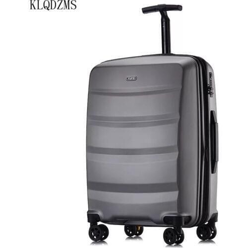 KLQDZMS Business rolling luggage 20/24 inch carry on case Men travel suitcase women trolley luggage
