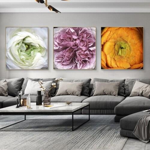 HD Flower Art Painting Hanging Picture Poster Canvas Print Painting Wall Art flower bud Living Room Home Decoration