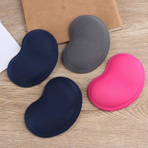 Heart-shaped Comfort 3D Wrist Rest Silica Gel Hand Pillow Memory Cotton Mouse Pad For Office