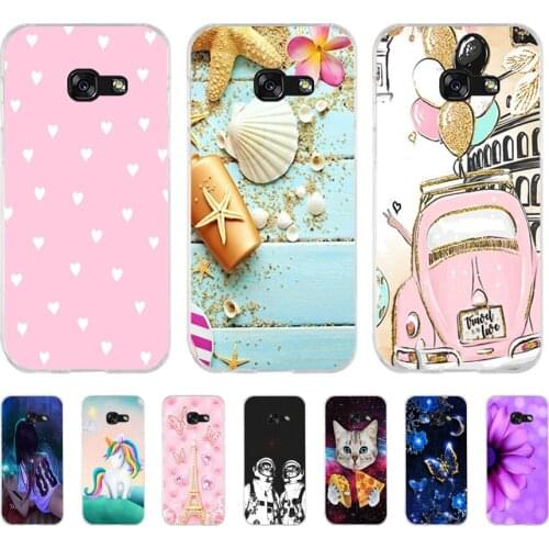 Soft Case For Silicone Back Cover For Cute Phone Cases Cover Bumper for Samsung Galaxy A3 A5 2015 2016 2017 A6 Plus 2018 case