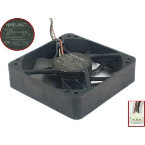 NMB-MAT 2406ML-04W-B29 TA1 DC 12V 0.072A 60x60x15mm Server Cooling Fan