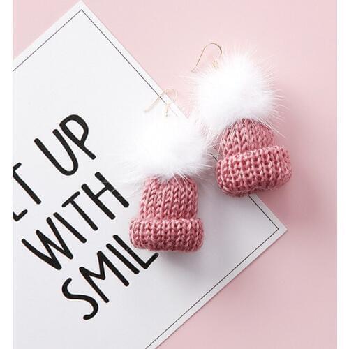 2021 New Fashion jewelry Cute earring female Crystal from Swarovskis Temperament autumn and winter Christmas earring