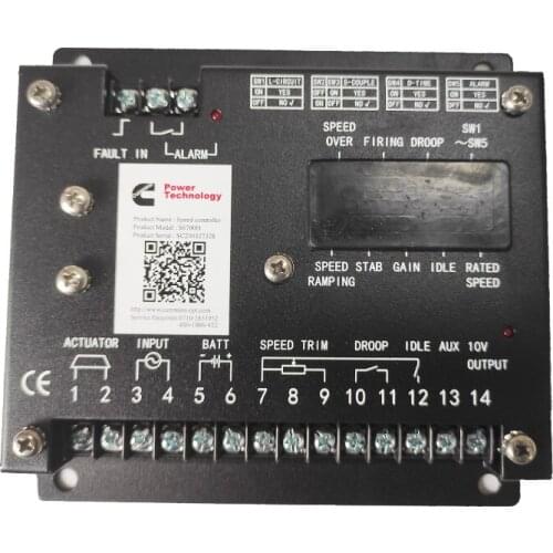 Original S6700H Diesel Generator Set Speed Control Board Speed Control Module