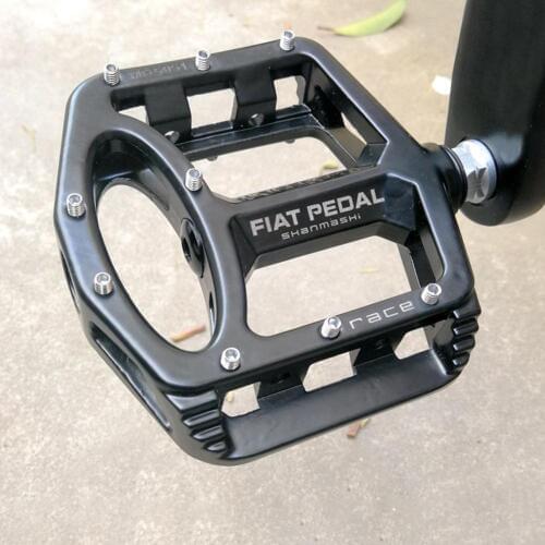 Magnesium Alloy Mountain Bike Bearing Petal Fixed Gear Road Bike Large Comfortable Non-Slip Pedal for Riding