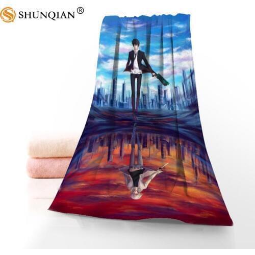 Custom Psycho-Pass 35x75cm 70x140cm Towels Facecloth Bath Towel Microfiber Washcloth Quick drying Sports Towel