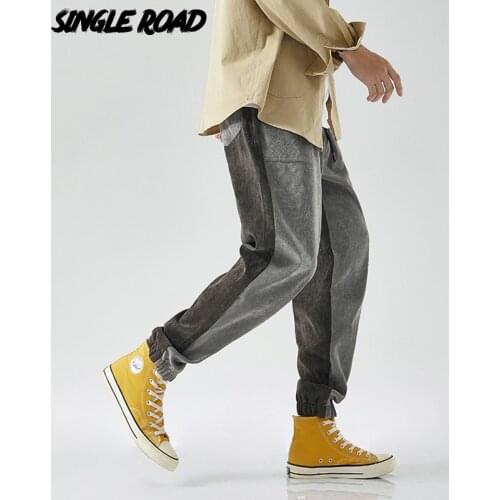 Мужские вельветовые брюки Single Road China At AliExpress