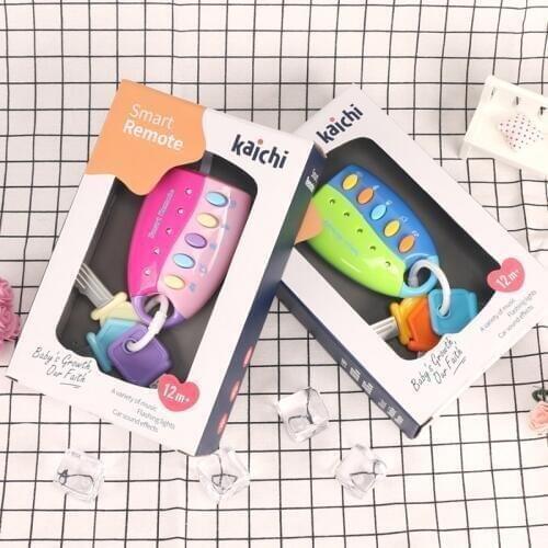 Comfort Baby Toy Musical Car Key Toy Smart Remote Car Voices Pretend Play Education Toy With Light & Music For Baby 13-24 months