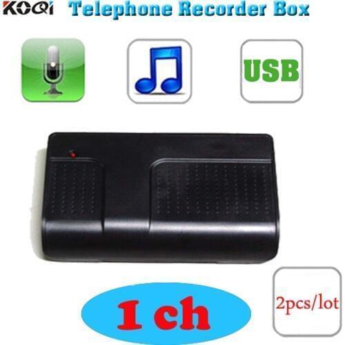W7 W8 32 64bit PC Computer 1 CH USB Telephone Phone Audio Voice Recorder