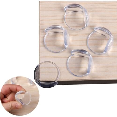 4P Edge Corner Guards Child Baby Safety Silicone Protector Table Corner Edge Protection Cover Children Anticollision Edge Guards