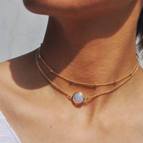 Vintage Bohemia Gold Coin Layered Chain Gold Silver Necklace For Women Diamond Long Choker Collar Pendant butterfly Necklace