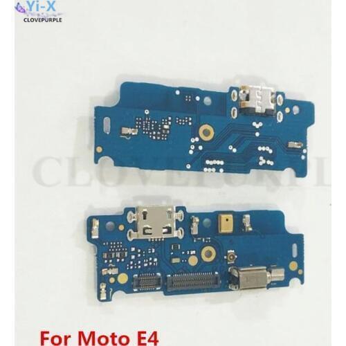 10PCS/Lot Dock Connector Micro USB Charger Charging Port Flex Cable For Motorola Moto E4 Repair Parts