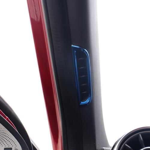 2pcs for MG HS 2018-2019 A column Air conditioner Vent Decorative frame Decorative strip Stainless steel