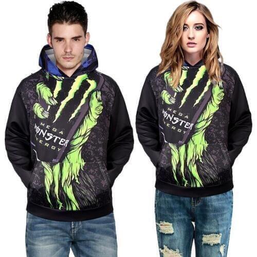 2019 Autumn New Fashion Unisex 3d Hoodies Cartoon Finger 3D Print Hooded Sweatshirt Funny Casual Pullovers Men Tops