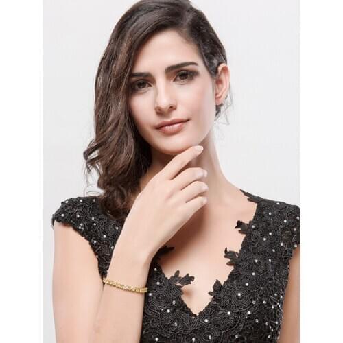 2020 New 5mm Olive Green Bracelet Fashion AAA Zircon Densely Inlaid Bracelet Jewelry