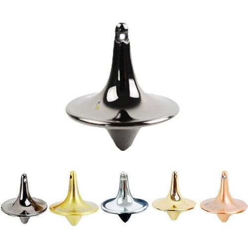 2021 Creative Toy Spinning TopMini Magic Metal Gyro Gift Inception for Exquisite Collection Decor Birthday Persistent Rotation