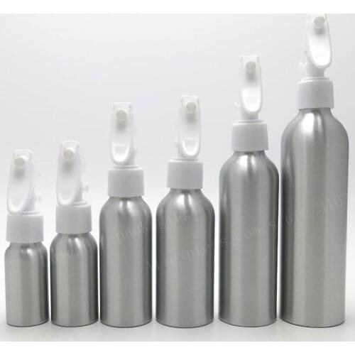 24 x 30ml 50ml 100ml 120ml 150m 250mlAluminum Bottles with Trigger Sprayers 1oz 3/5oz 3.33oz 4oz 5oz 8OZ Aluminium Containers