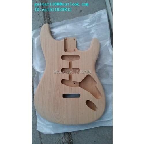 Free shipping new single wave electric guitar alder body without paint made in China+foam box 2088