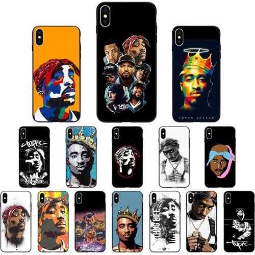 YNDFCNB Tupac Shakur Phone Case for iphone 11 12 Mini Pro Max X XS MAX 6 6s 7 8 Plus 5 5S 5SE XR SE2020