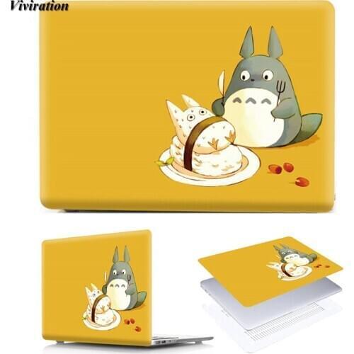 Cute Totoro Hard PVC Case For Huawei Matebook 2020 New D 15 D 14 Matebook 13 14 Mate X PRO 13.9 Inch 2019 Magicbook 14 15 Cover