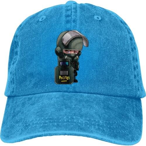 Chibi Blitz Art The Baseball Cap Peaked capt Sport Unisex Outdoor Custom rainbow six siege R6s Anti terrorism game Hats