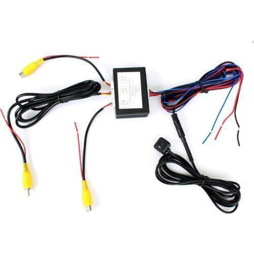 Intelligent Control Box Two Channels Available for Car Camera Video Automatic Switch Connecting Front Side Rear Cameras