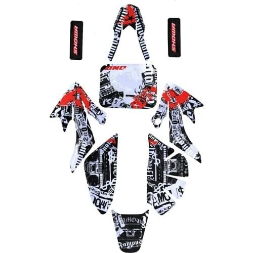 CRF50 CRF 50 Decal Graphics Sticker Kit For HONDA CRF50 PIT PRO Dirt Trail Bikes 50-125cc Cool Design Sticker