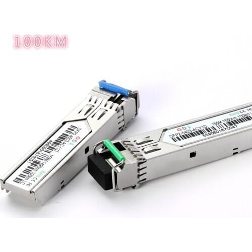 LC 100KM SFP Fiber optic module 1.25G LC 100KM 1490/1550nm Single Fiber SFP Optical Module SFP Transceiver FOR ONU OLT