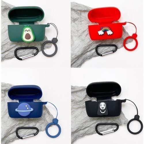 Cute Cartoon Silicone Cover for Jabra Elite 85T Case TWS Bluetooth Earphone Wireless Headphone Protective Case Headset Box Bag