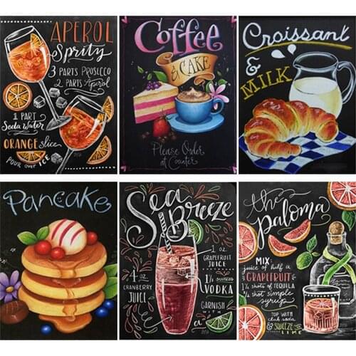 DIY 5D Diamond Painting Full Round Square Resin Mosaic Diamonte Embroidery Cross Stitch Kits Wall Art Home Coffee Shop Weclome