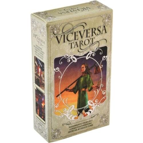78pcs Vice Versa Tarot Kit Tarot Cards Oracle Deck Family Party Board Game Toy Playing Card