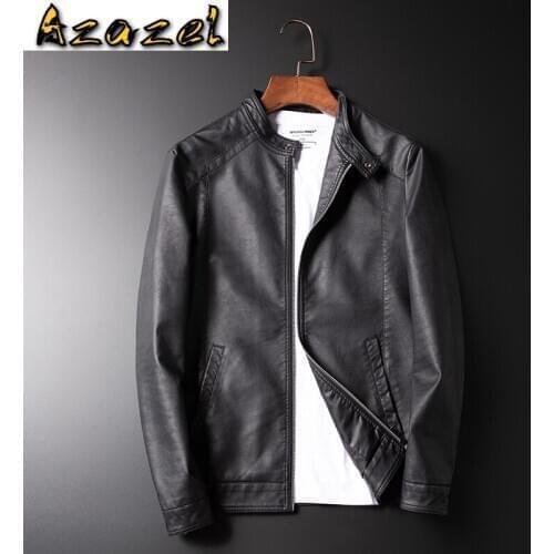 New Men Leather Suede Jacket Fashion Autumn Motorcycle PU Leather Clothes Male Winter Jackets Outerwear Faux Leather Coat M-5xl
