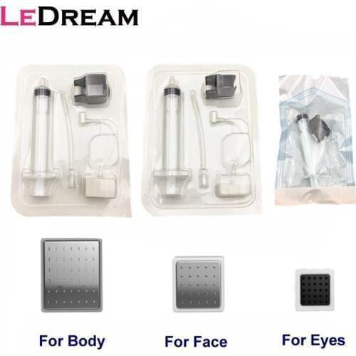 10PCS/lot Disposable Photon Vanadium Titanium Crystal Injection Syringe Tubing Aesthetic Facial Restoration For MicroPower Gun
