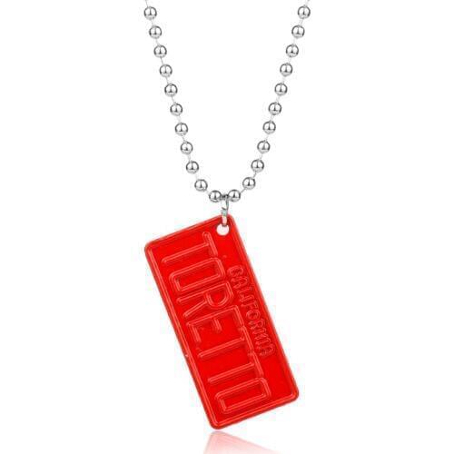 Fast and furious 8 Jewelry Necklace Dominic Toretto Name Tag Pendants%Necklaces Beads Link Chain Accessories Colar
