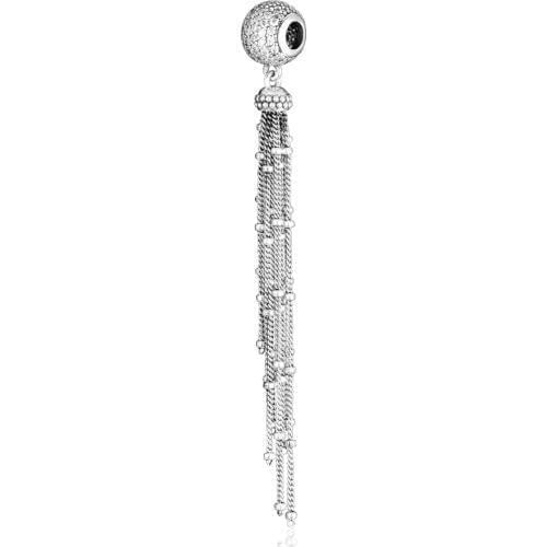 Fits Pandora Bracelet Charms 925 Sterling Silver Enchanted Tassel Pendant Beads Women DIY Jewelry Making Gift Kralen Wholesale