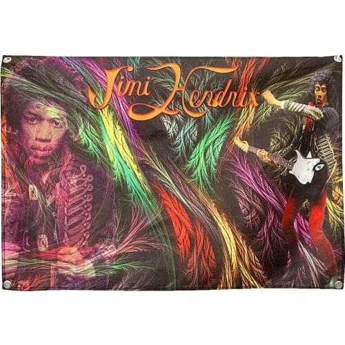 Rock and Roll Band Singer Music Posters High Quality Print Art Canvas Banner Four-hole Flag Background Wall Hanging Home Decor T