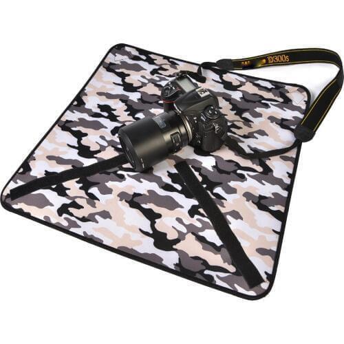 Roadfisher Simple Camo Medium Large Waterproof Camera Wrap Cloth Protect Cover Blanket Insert For Fuji xt20 SLR DSLR Camera
