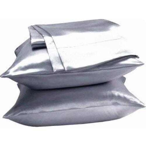 Satin Pillowcases Set for Hair - Pillowcase Covers with Envelope Closure -Cool and Easy to Wash