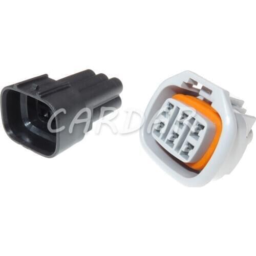 1 Set 6 Pin 6189-0029 Super C6S-194G Aprillia CDI Accelerator Throttle Pedal Connector Waterproof Socket For Infiniti Toyota