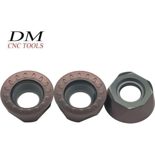 10pcs RPMT10T3MOE-JS RPMW milling cutter inserts for Indexable Face milling cutter Round knife