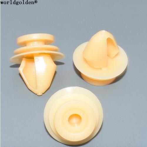 Worldgolden 100pcs auto fasteners Door Panel Retainer for RENAULT#6001549265, for Peugeot Citroen#6991.56