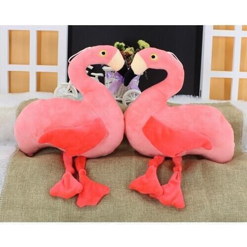 25cm Chinese cheap plush rose pink flamingo stuffed cartoon animal keychain cute doll toys for home decor baby gifts for kids